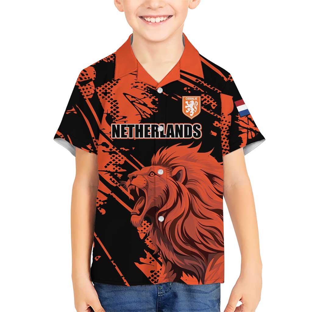 Custom Nederlands 2026 World Football Kid Hawaiian Shirt Hup Holland Hup Lions - Wonder Print Shop