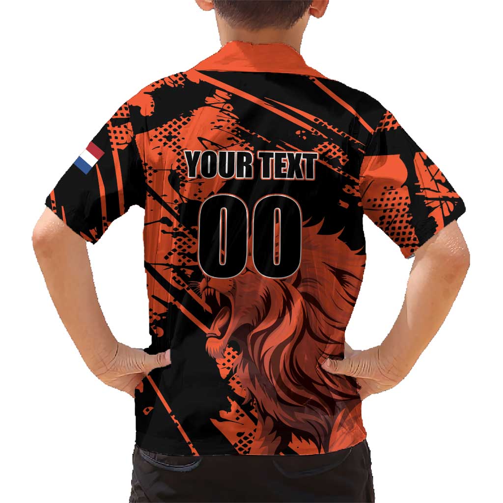 Custom Nederlands 2026 World Football Kid Hawaiian Shirt Hup Holland Hup Lions - Wonder Print Shop