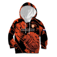 Custom Nederlands 2026 World Football Kid Hoodie Hup Holland Hup Lions - Wonder Print Shop