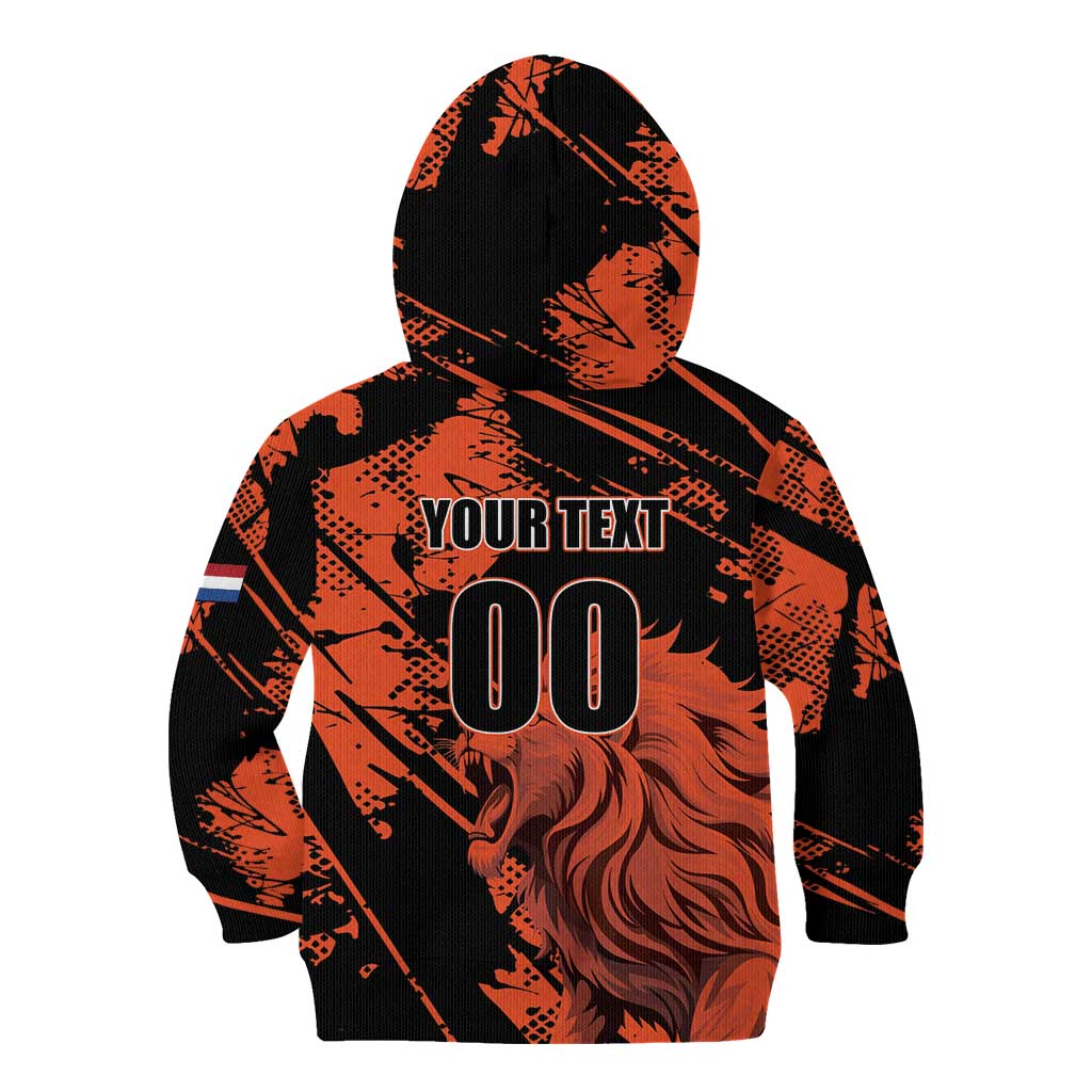 Custom Nederlands 2026 World Football Kid Hoodie Hup Holland Hup Lions - Wonder Print Shop