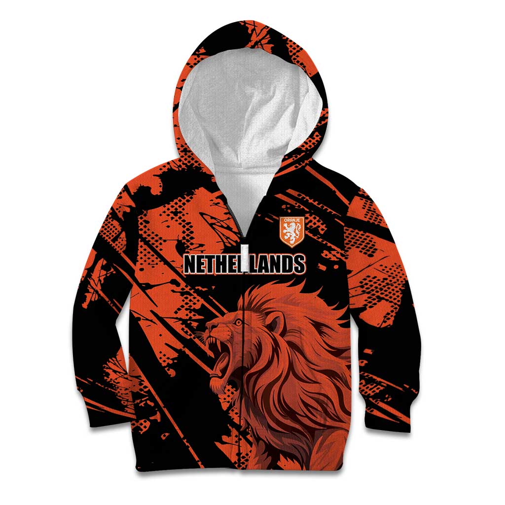 Custom Nederlands 2026 World Football Kid Hoodie Hup Holland Hup Lions - Wonder Print Shop