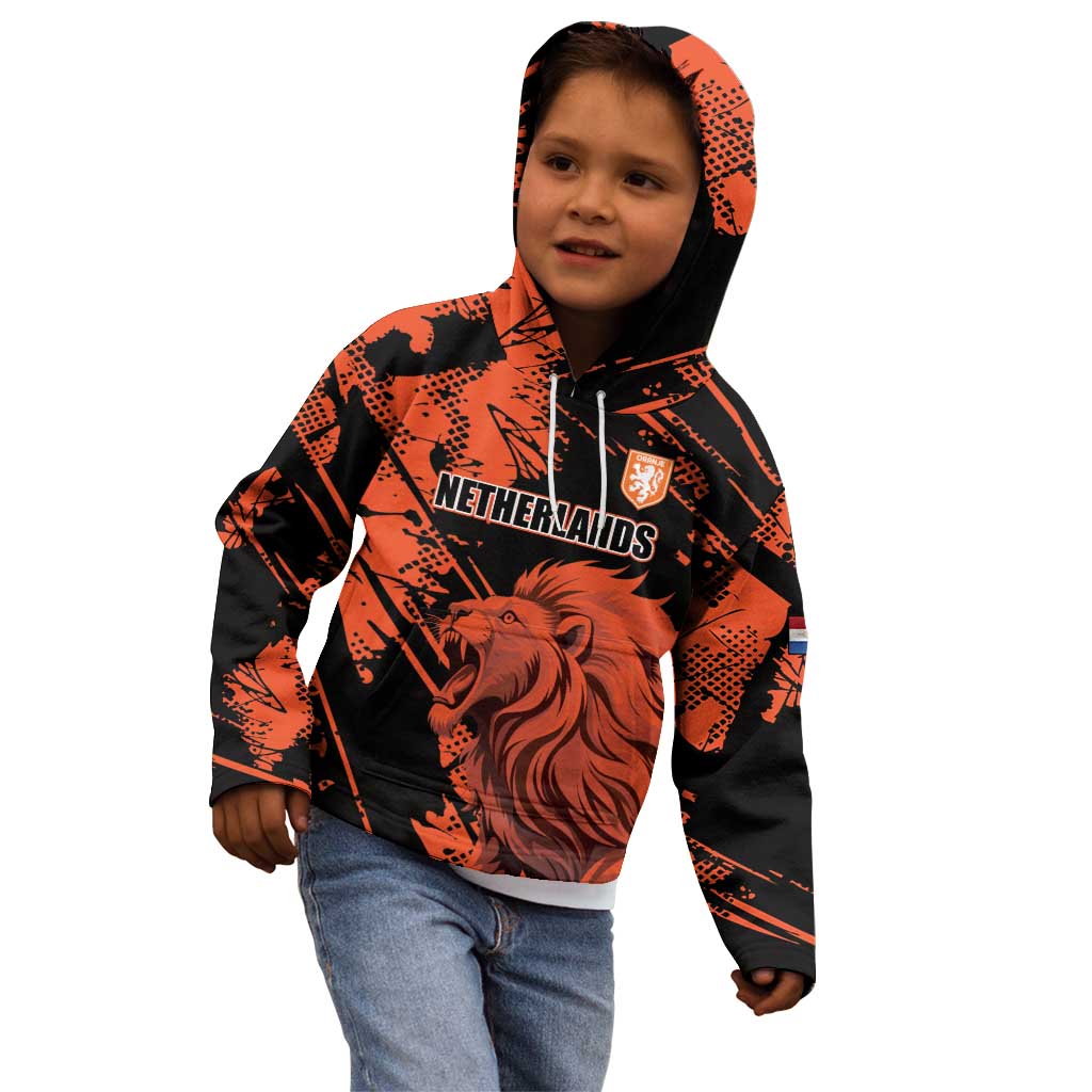 Custom Nederlands 2026 World Football Kid Hoodie Hup Holland Hup Lions - Wonder Print Shop