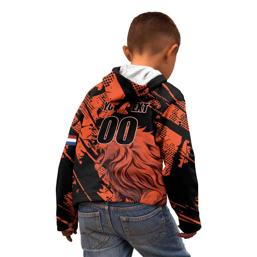 Custom Nederlands 2026 World Football Kid Hoodie Hup Holland Hup Lions - Wonder Print Shop