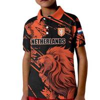 Custom Nederlands 2026 World Football Kid Polo Shirt Hup Holland Hup Lions - Wonder Print Shop
