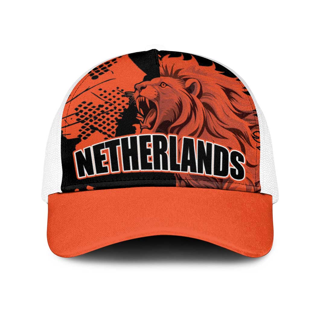 Nederlands 2026 World Football Mesh Trucker Cap Hup Holland Hup Lions - Wonder Print Shop