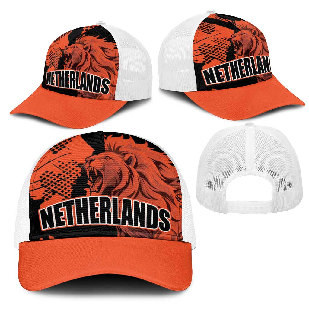 Nederlands 2026 World Football Mesh Trucker Cap Hup Holland Hup Lions - Wonder Print Shop