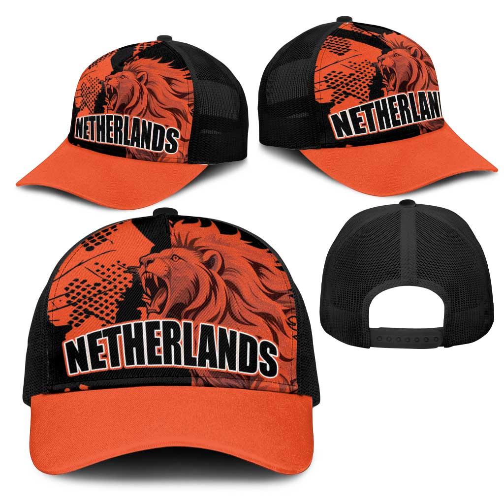 Nederlands 2026 World Football Mesh Trucker Cap Hup Holland Hup Lions - Wonder Print Shop