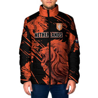 Custom Nederlands 2026 World Football Padded Jacket Hup Holland Hup Lions - Wonder Print Shop
