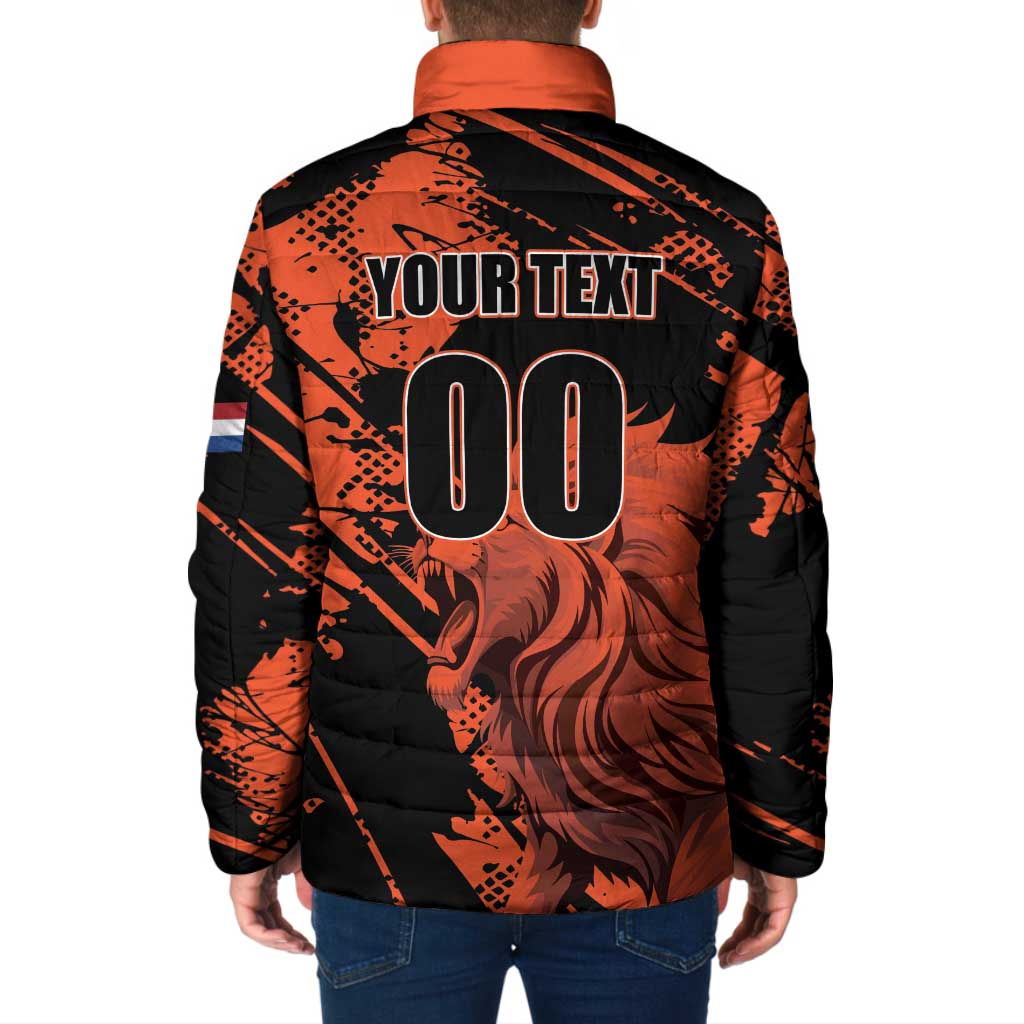 Custom Nederlands 2026 World Football Padded Jacket Hup Holland Hup Lions - Wonder Print Shop