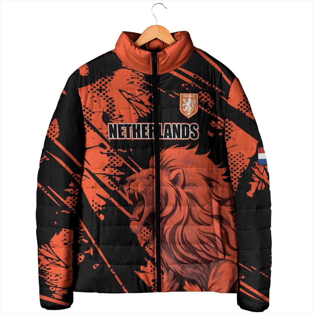 Custom Nederlands 2026 World Football Padded Jacket Hup Holland Hup Lions - Wonder Print Shop
