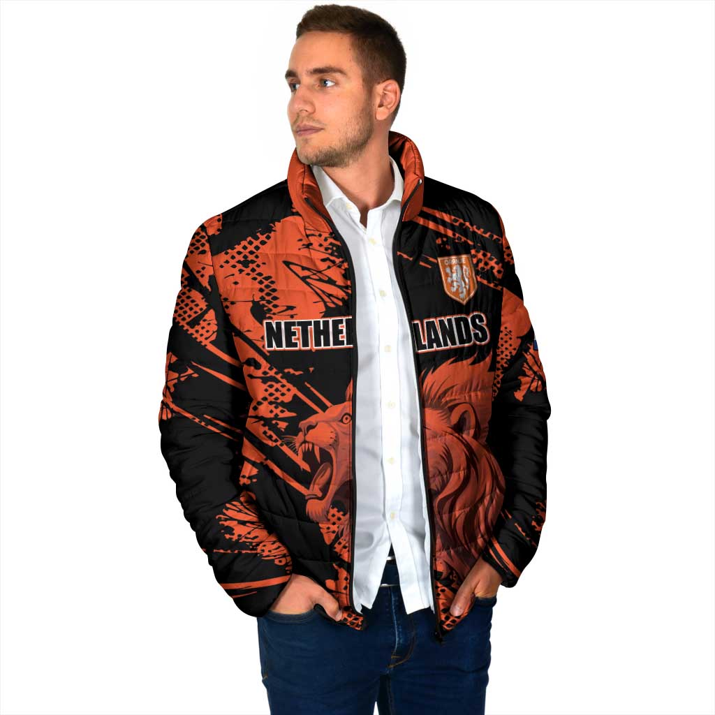 Custom Nederlands 2026 World Football Padded Jacket Hup Holland Hup Lions - Wonder Print Shop