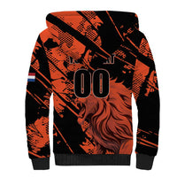 Custom Nederlands 2026 World Football Sherpa Hoodie Hup Holland Hup Lions - Wonder Print Shop