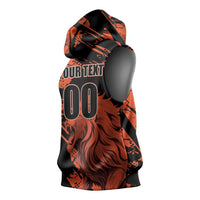 Custom Nederlands 2026 World Football Sleeveless Hoodie Hup Holland Hup Lions - Wonder Print Shop