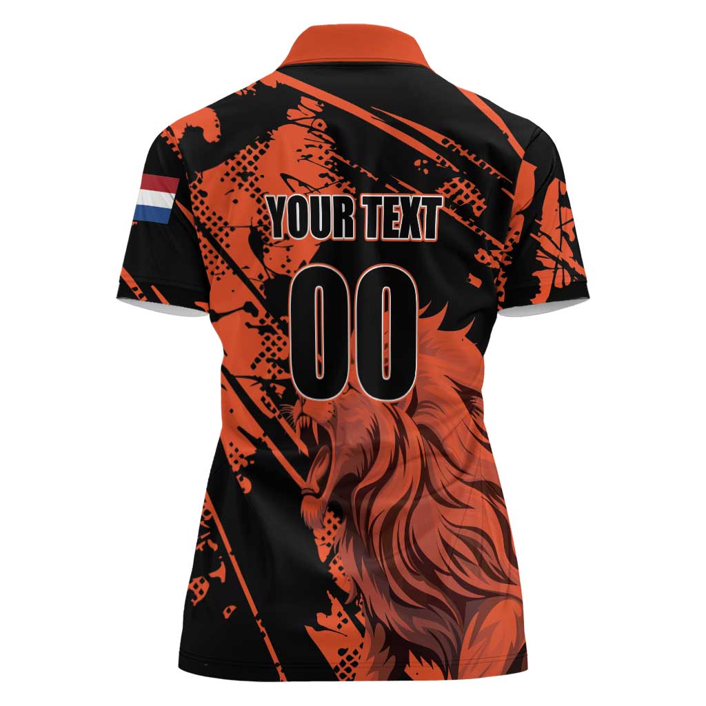 Custom Nederlands 2026 World Football Women Polo Shirt Hup Holland Hup Lions - Wonder Print Shop