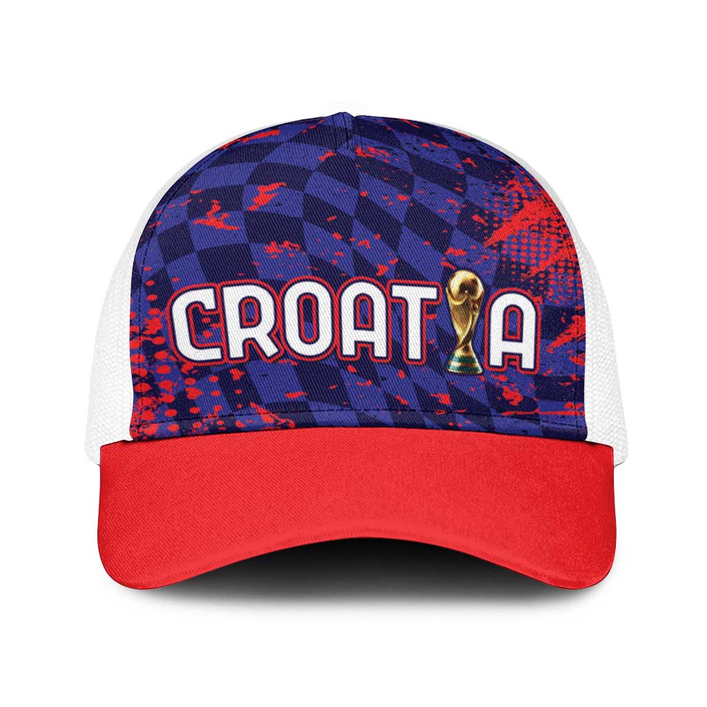 Croatia 2026 World Football Baseball Net Cap Hrvatska Vatreni - Wonder Print Shop