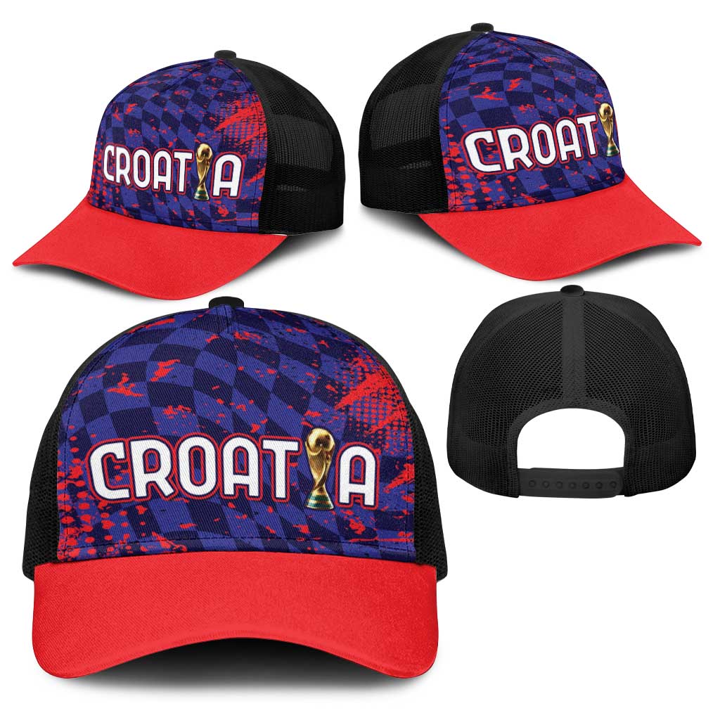 Croatia 2026 World Football Baseball Net Cap Hrvatska Vatreni - Wonder Print Shop