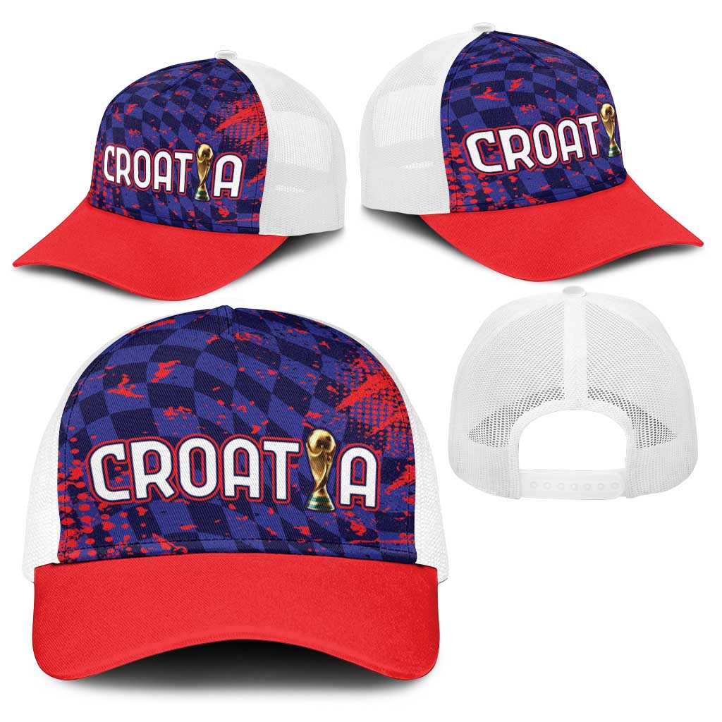 Croatia 2026 World Football Baseball Net Cap Hrvatska Vatreni - Wonder Print Shop