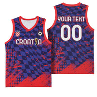 Custom Croatia 2026 World Football Basketball Jersey Hrvatska Vatreni - Wonder Print Shop