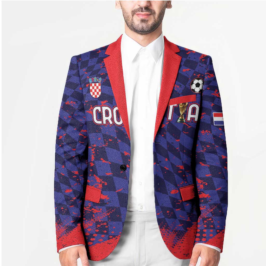 Custom Croatia 2026 World Football Blazer Hrvatska Vatreni - Wonder Print Shop