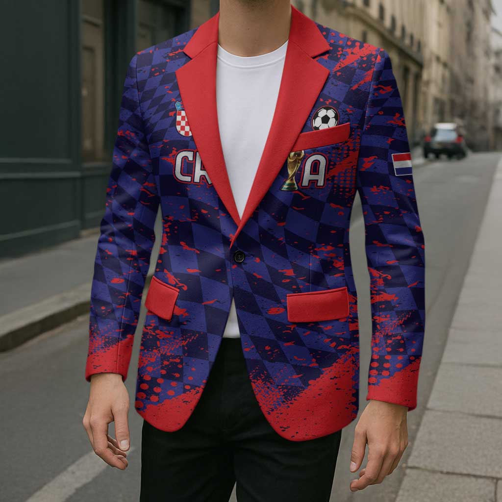 Custom Croatia 2026 World Football Blazer Hrvatska Vatreni - Wonder Print Shop