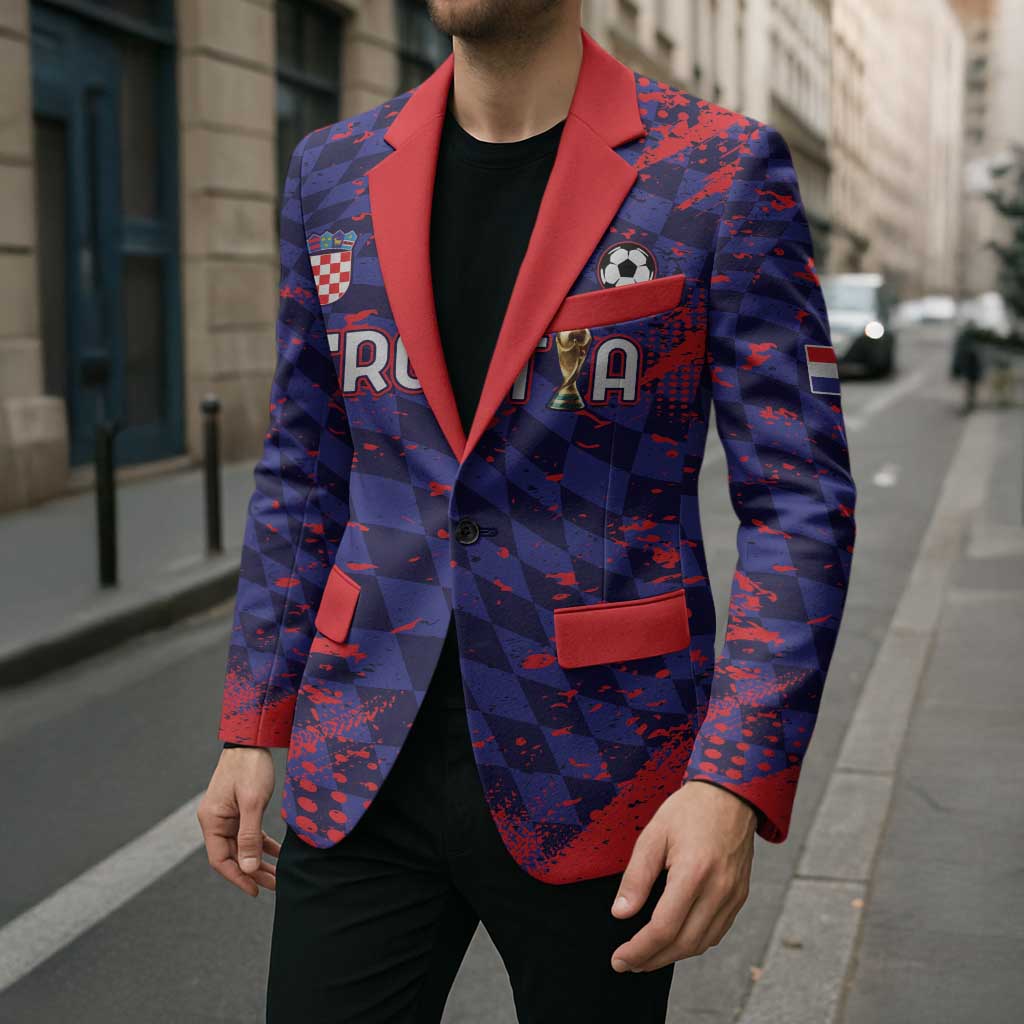 Custom Croatia 2026 World Football Blazer Hrvatska Vatreni - Wonder Print Shop