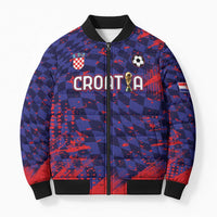 Custom Croatia 2026 World Football Bomber Puffer Jacket Hrvatska Vatreni - Wonder Print Shop