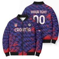 Custom Croatia 2026 World Football Bomber Puffer Jacket Hrvatska Vatreni - Wonder Print Shop