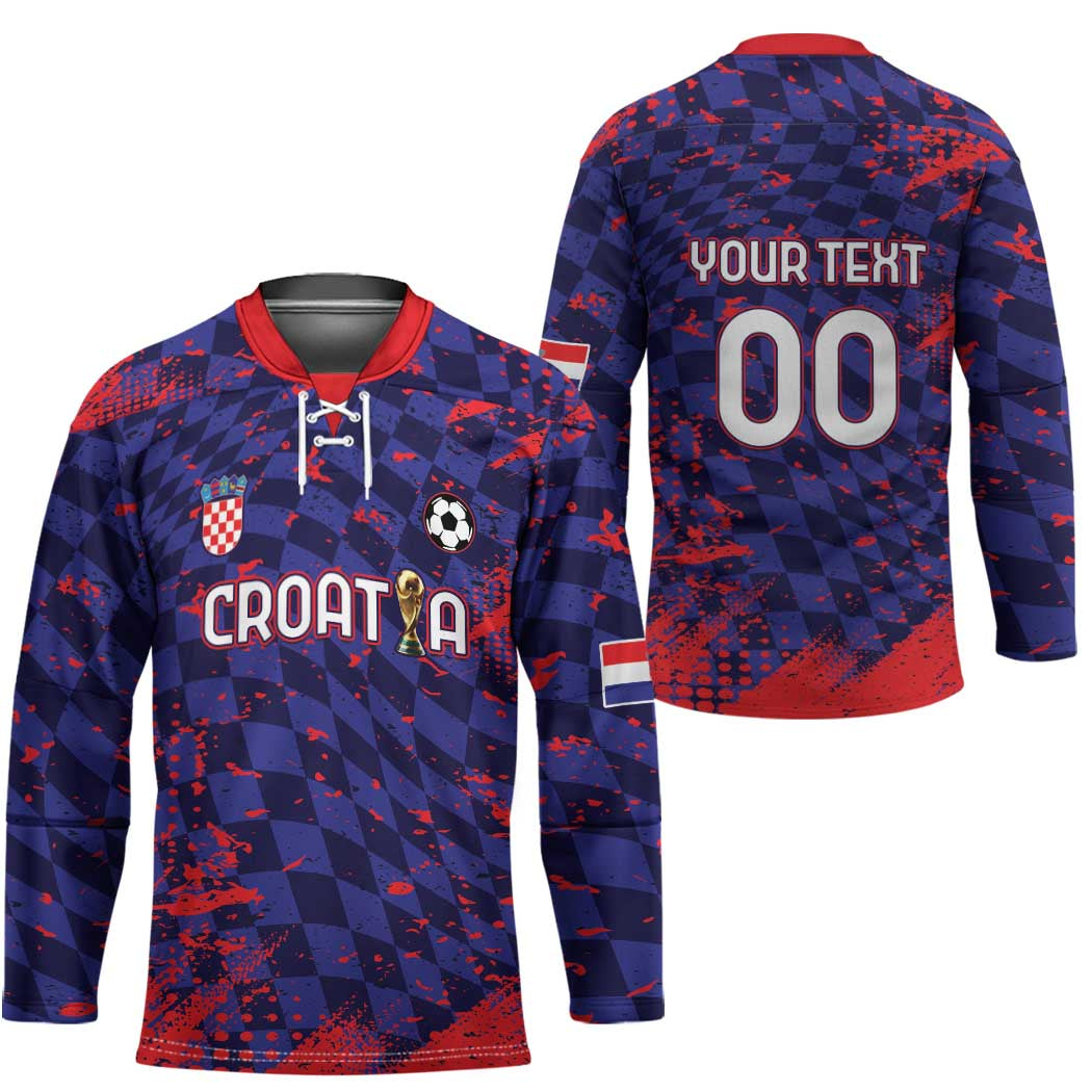 Custom Croatia 2026 World Football Hockey Jersey Hrvatska Vatreni - Wonder Print Shop