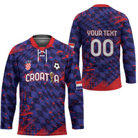 Custom Croatia 2026 World Football Hockey Jersey Hrvatska Vatreni - Wonder Print Shop