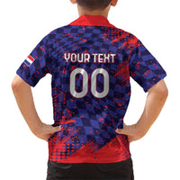 Custom Croatia 2026 World Football Kid Hawaiian Shirt Hrvatska Vatreni - Wonder Print Shop