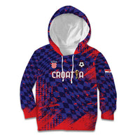 Custom Croatia 2026 World Football Kid Hoodie Hrvatska Vatreni - Wonder Print Shop