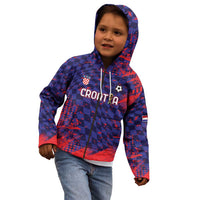 Custom Croatia 2026 World Football Kid Hoodie Hrvatska Vatreni - Wonder Print Shop