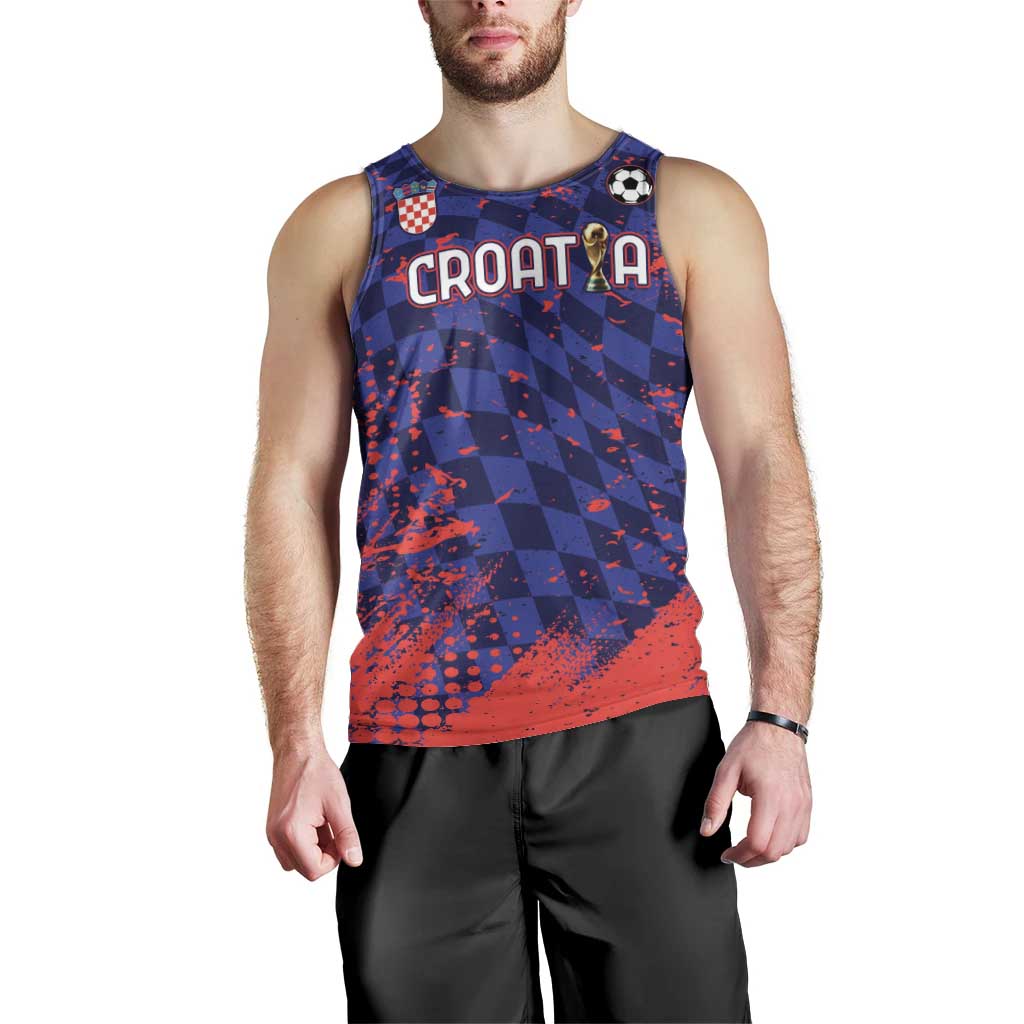 Custom Croatia 2026 World Football Men Tank Top Hrvatska Vatreni - Wonder Print Shop