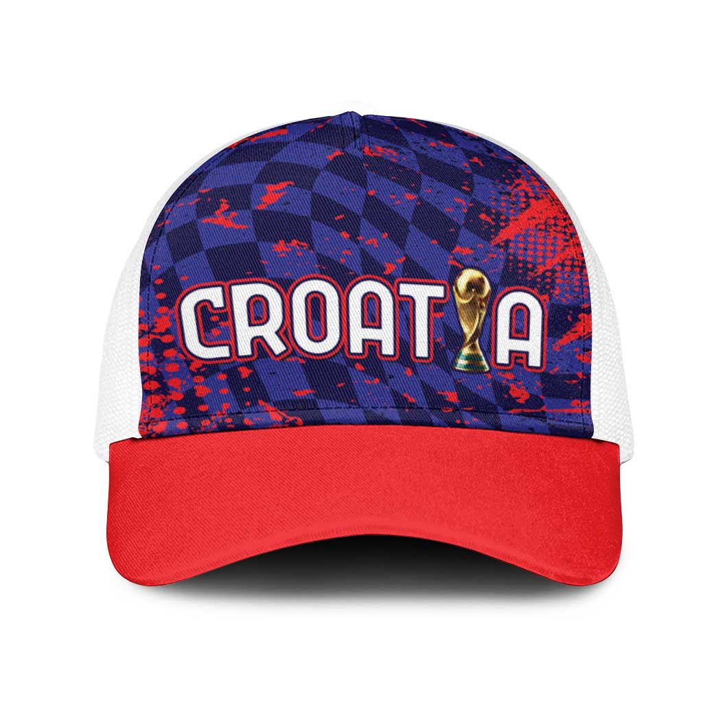 Croatia 2026 World Football Mesh Trucker Cap Hrvatska Vatreni - Wonder Print Shop