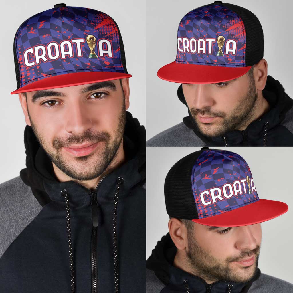 Croatia 2026 World Football Mesh Trucker Cap Hrvatska Vatreni - Wonder Print Shop