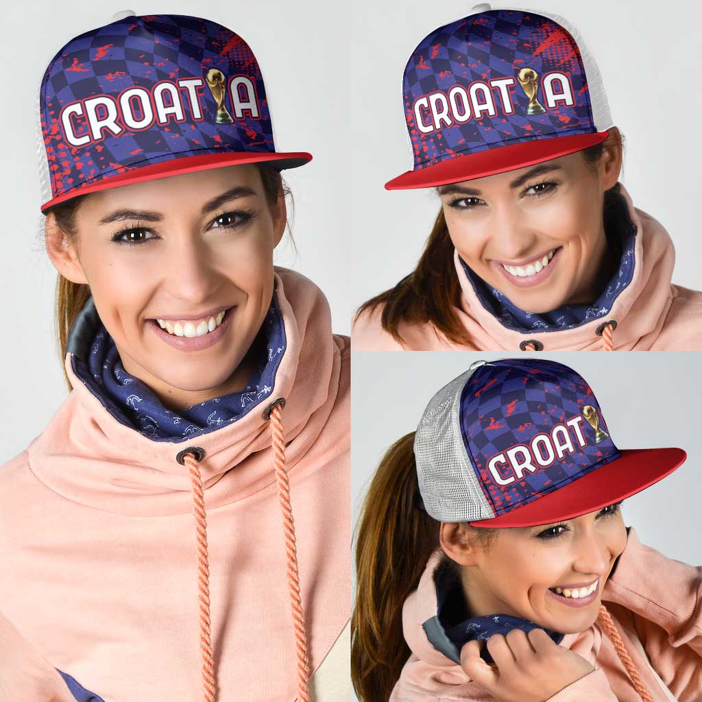 Croatia 2026 World Football Mesh Trucker Cap Hrvatska Vatreni - Wonder Print Shop
