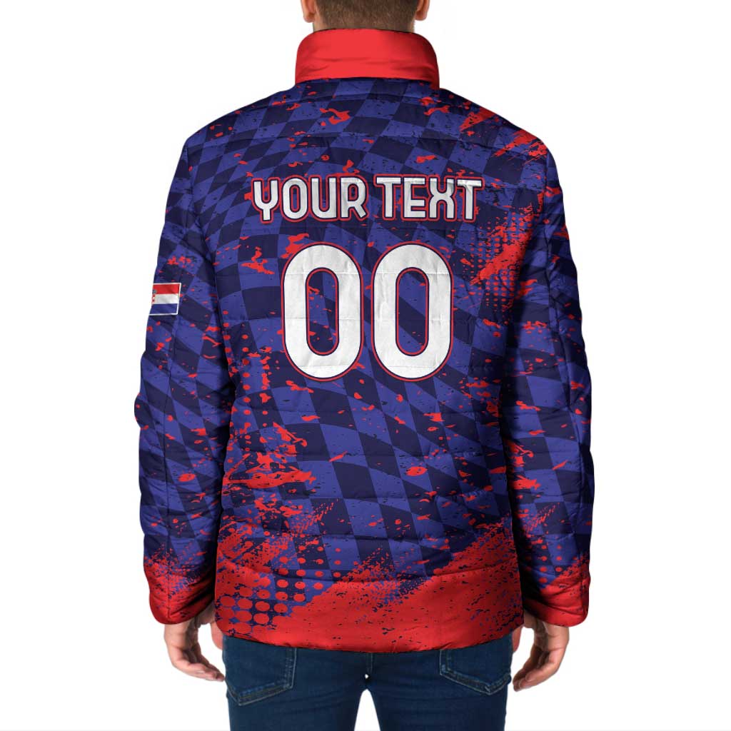 Custom Croatia 2026 World Football Padded Jacket Hrvatska Vatreni - Wonder Print Shop