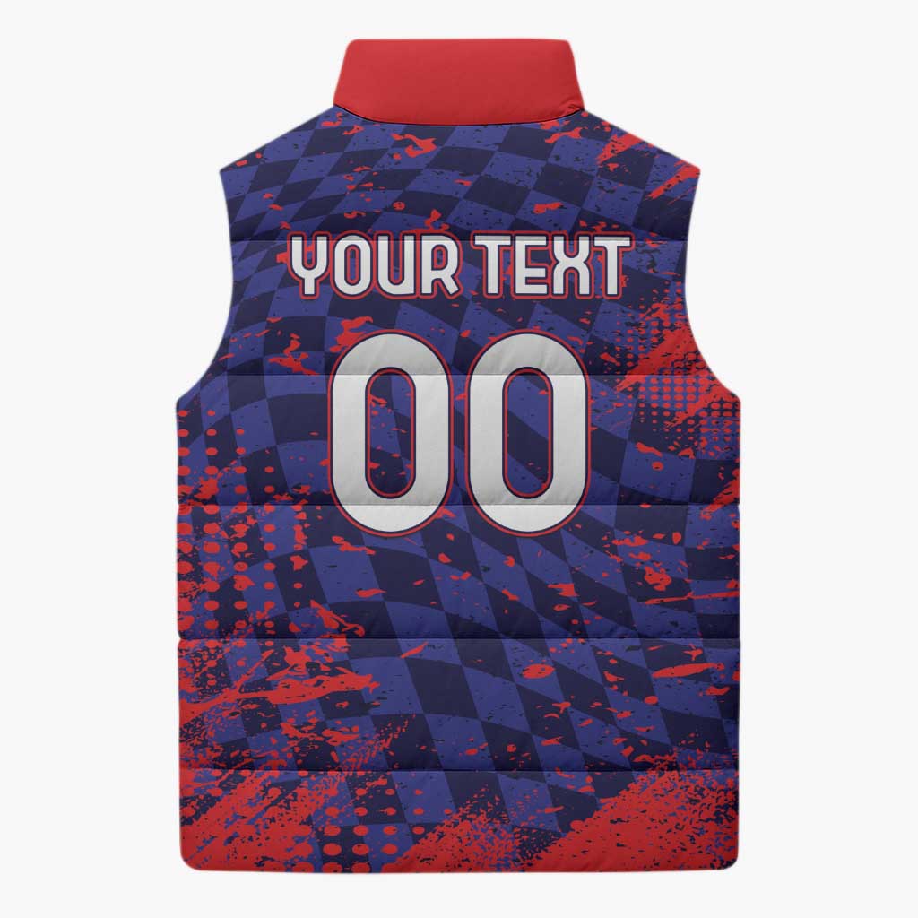 Custom Croatia 2026 World Football Sleeveless Puffer Jacket Hrvatska Vatreni - Wonder Print Shop