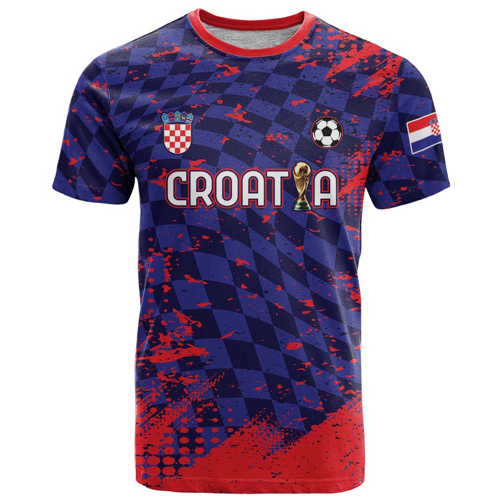 Custom Croatia 2026 World Football T Shirt Hrvatska Vatreni - Wonder Print Shop