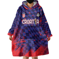Custom Croatia 2026 World Football Wearable Blanket Hoodie Hrvatska Vatreni - Wonder Print Shop