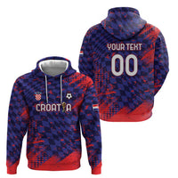 Custom Croatia 2026 World Football Zip Hoodie Hrvatska Vatreni - Wonder Print Shop