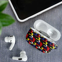 Haiti Map Camouflage Colorful AirPods Case - Wonder Print Shop