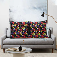 Haiti Map Camouflage Colorful Pillow Cover - Wonder Print Shop