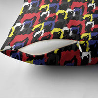 Haiti Map Camouflage Colorful Pillow Cover - Wonder Print Shop