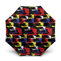 Haiti Map Camouflage Colorful Umbrella - Wonder Print Shop