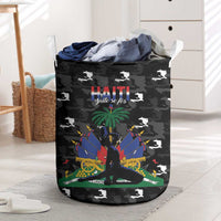 Haiti Map Camouflage Laundry Basket Unique Style - Wonder Print Shop