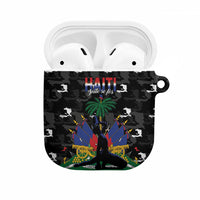 Haiti Map Camouflage AirPods Case Unique Style - Wonder Print Shop
