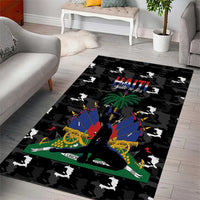 Haiti Map Camouflage Area Rug Unique Style - Wonder Print Shop