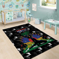 Haiti Map Camouflage Area Rug Unique Style - Wonder Print Shop