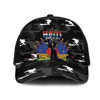 Haiti Map Camouflage Baseball Net Cap Unique Style - Wonder Print Shop